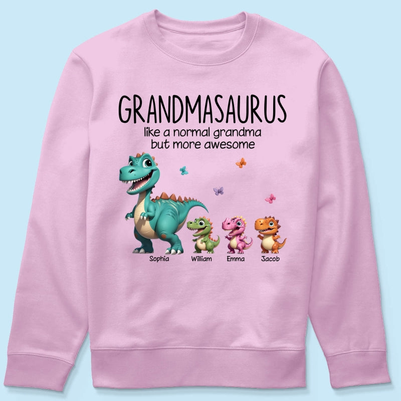 Grandmasaurus And Kids 3D Effect Dinosaurs Personalized Shirt | A Heartfelt Gift for Grandma's Birthday, Mother¡¯s Day, or Just Because